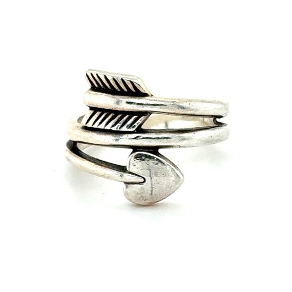 James Avery Arrow and Heart Ring - Picture 1 of 5